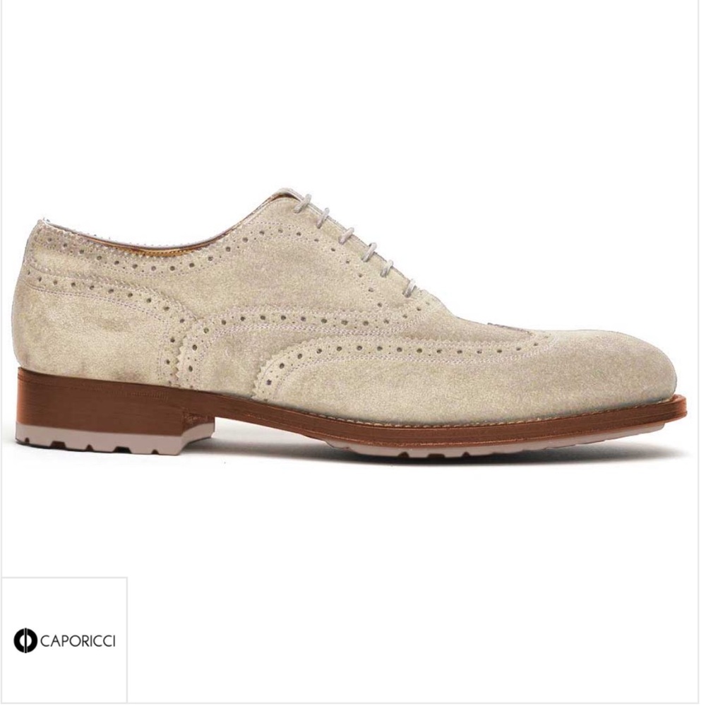 CAPORICCI 921 suede “Beige” shoe